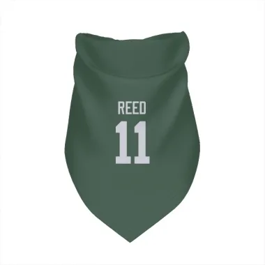 Green Green Bay Packers Jayden Reed   Dog & Cat Pet Bandana